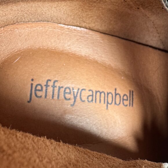 EUC Jeffrey Campbell Cromwell Cutout Booties Black and White Snake Women's 9.5 - Picture 11 of 15